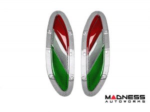 Alfa Romeo Giulia Hood Vent Trim Kit - Carbon Fiber - Quadrifoglio - Italian Theme